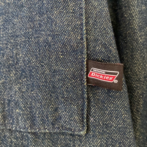 Dickies Denim Shirt Long Sleeve Button Down Cotton Size 3XL - Picture 2 of 10